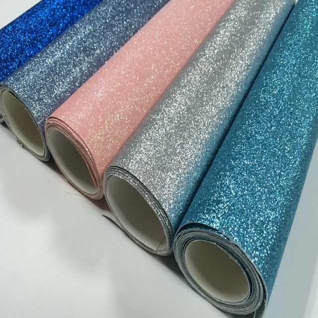 30*138cm Glitter Wallpaper Sparkly Wall Paper Roll For Arts Crafts